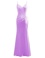 Lace Pleated Spaghetti Strap Bridesmaid Dress/Prom Dress 