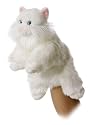 Plush Bianca White Cat Body Puppet 12"
