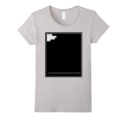 Women's Sarcasm and Puns: Insert Opinionated Statement Here. T-shirt Medium Silver