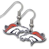 Denver Broncos Dangling Earrings - NFL Football Fan Shop Sports Team Merchandise