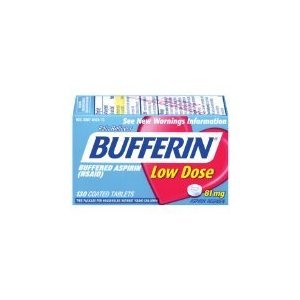 Bufferin Low Dose 81 Mg Aspirin Tablets - 130 Ea