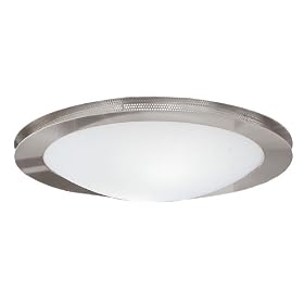 Eglo 82691A Sirio 2 Light Wall Ceiling Light Fixture, Nickel and Chrome satin by Eglo