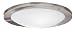 Eglo 82691A Sirio 2 Light Wall/Ceiling Light Fixture, Nickel and Chrome/satin