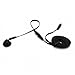Flat Cable Black Handsfree Mono Headset Single Earphone Earbud Microphone for iPhone 5S 5C, 5, 5G, 4S 4 - iPod Touch, Nano - Samsung Galaxy S5 S4 S3 S2 Mini Sport Active / Galaxy NOTE 3 2 1 / Galaxy Avant, HTC ONE M8 / MAX / Remix, LG G2 G3 G Flex / G Vista, Blackberry Z10 Q10 Z30 Q5, Motorola Droid / RAZR / MAXX / HD / Ultra / Moto X G, iPad, iPad Air, iPad Mini / Mini 2, Galaxy Tab TabPro Note Tablets, All Smartphones and Tablets