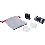 olloclip 4-IN-1 Lens for iPhone 5/5s/SE : Fisheye, Wide-Angle, 2 Macros. Color: Space Gray Lens/Black Clip