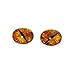10mm Golden Dragon Eyes Glass Cabochons for Doll Sculptures or Jewelry Making