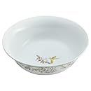 BonJour Dinnerware Fruitful Nectar Porcelain 10-Inch Round Serving Bowl