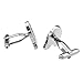 Star Wars Cufflinks R2D2 White Blue Comic Silver Wedding Mens Cuff Links