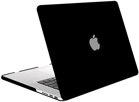 Love iCase - Macbook Pro Case 13 inch with Retina Display Soft-Touch Plastic Hard Case Cover NO CD-ROM(Models A1502 &amp; A1425) - Black