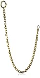 MTS Herren-Taschenuhrkette Anker vergoldet diamantiert 30cm  A170/30dia