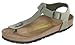 Birkenstock thong Kairo from Birkibuc in khaki with a narrow insole