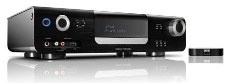 NAD Viso Three CD-Stereo-Receiver mit iPod Dockingstation