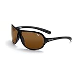 Bolle Fusion Belmont Sunglasses,Shiny Black/TLB Dark