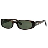 Ray-Ban RB 2129 902 Tortoise Sunglasses With Crystal Green Lenses-51mm