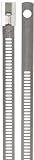 BAND-IT AE6049 316 Stainless Steel Multi Lok Cable Tie, 0.27 Width, 18 Length, 5.1 Maximum Diameter,