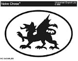 WALES (DRAGON) Oval Bumper Sticker