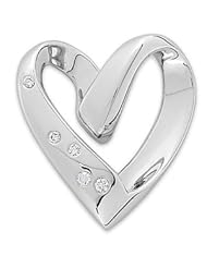 1/10 CT TW Platinum Diamond Chain Slide