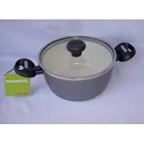 Magnetica Ceramica -induction- dutch oven cm. 20 w/glass lid