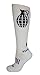 MOXY Socks THE Ultimate Grenade Knee-High Socks (White/Black)