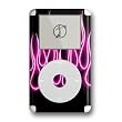 Pink Neon Flames Design iPod 4G Protective Decal Skin Sticker