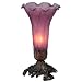 Victorian Lavender Pond Lily Accent Lamp