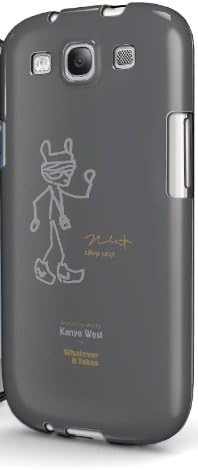 Whatever It Takes WUS-GS3-GKW01 Premium Gel Shell for Samsung Galaxy S III - Retail Packaging - Kanye West Gray