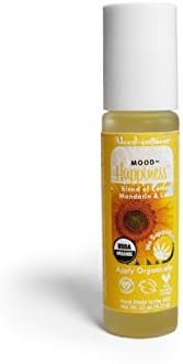 The Mood Factory Mood-Essences Certified Organic Scent Roll-Ons, Happiness