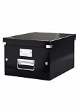 Produkt-Bild: Leitz 60440095 Archivbox Click & Store Archivbox Click & Store mittel, Graukarton, schwarz