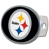 Pittsburgh Steelers Oval Metal Hitch Cover