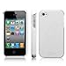 SGP iPhone 4 Leather Case Genuine Leather Grip [Infinity White]