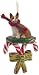 Welsh Corgi Pembroke Candy Cane Christmas Ornament