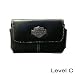 Fuse Harley Davidson Horizontal Leather Holster for iPhone and Most SmartPhones - Retail Packaging - Black