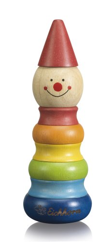 Imagen 2 de Eichhorn 100004911 - Juguete apilable de madera (17,5 cm) (Simba Dickie)
