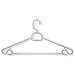 Honey-Can-Do HNGZ01362 52 gram Clothes Hangers with Swivel, White, 20-Pack