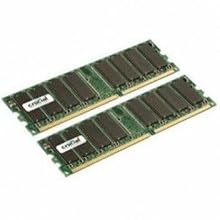 Crucial 2 GB Kit (2 x 1GB) DDR PC3200 UNBUFFERED NON-ECC 184-PIN DIMM