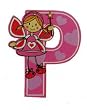 Self Adhesive Wooden Fairy Letter P by The Toy Workshop