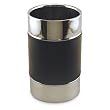 Black Leather Band Chrome Wine Cooler