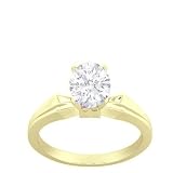 0.25 Carat VS2 - GIA Certified Diamond Solitaire Engagement Ring on 14k White Gold