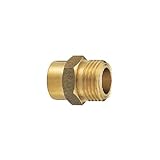 ミヤコ フレキ用銅管外ネジアダプタ(青銅棒) M154F1/2X12.7