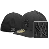 Yankees New Era 59FIFTY Black On Black Cap