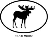 MOOSE Oval Bumper Sticker