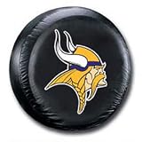 Minnesota Vikings Black Tire Cover Best Gift