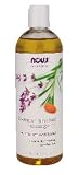 Lavender Almond Massage Oil, 16 oz, NOW Foods