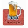 Mug of Beer Die-Cut Wit & Wisdom Magnet
