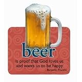 Mug of Beer Die-Cut Wit & Wisdom Magnet