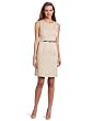 Evan Picone Womens Evan Picone Cotton Mosaci Jacquard Dress