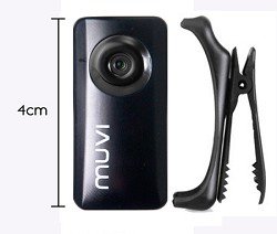 Muvi Atom Super Micro DV Camcorder Black