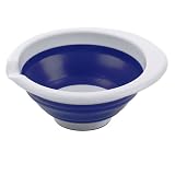 Progressive International 1-1/2 Quart Collapsible Bowl, Blue and White