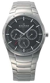 Skagen #596XLTXM Men's Multi Function 3 Dial Display Titanium Watch
