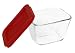 Kitchen & Housewares : Pyrex Storage 1-7/8-Cup Storage Dish, Clear with Red Lid